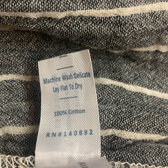 NWOT Marine Layer Corinne Maxi Dress in Black and White Stripe V-Neck Size Large - Picture 4 of 9